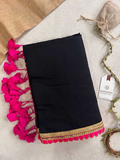Dhiyona SS Tassel Bliss Mul Cotton Saree