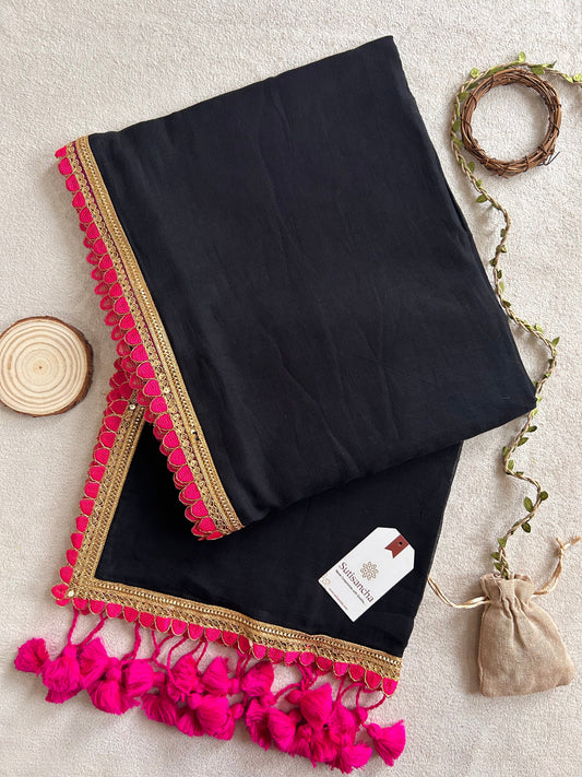 Dhiyona SS Tassel Bliss Mul Cotton Saree