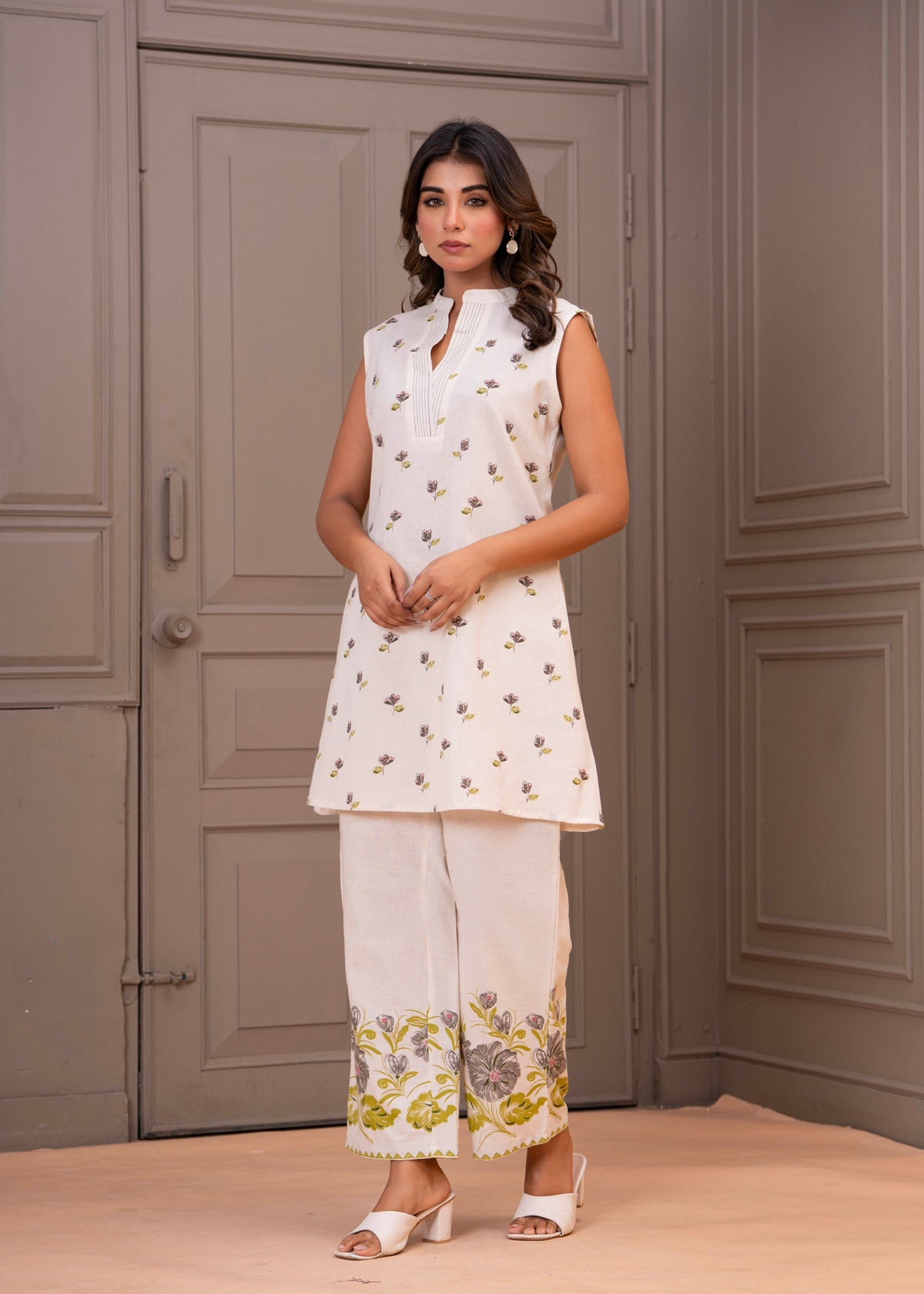 Maurya Verbena Cotton Printed Co-ord Set