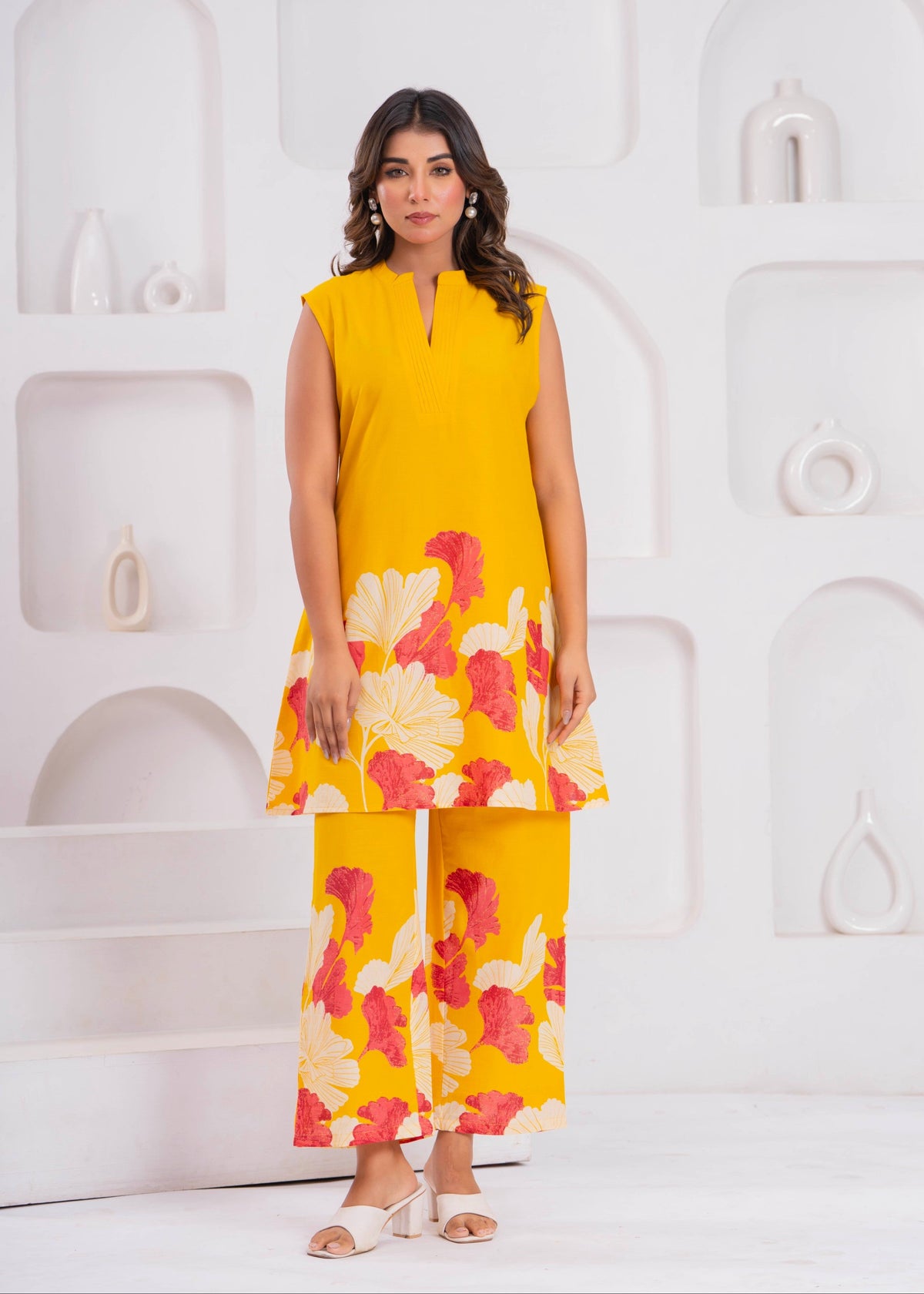 Maurya Dandelion Printed Cotton Co-ord Set