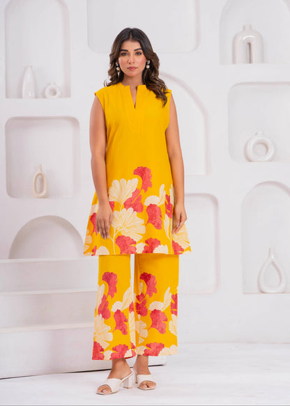 Maurya Dandelion Printed Cotton Co-ord Set