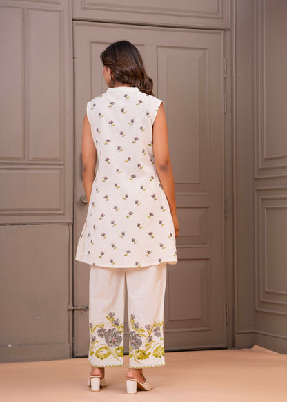 Maurya Verbena Cotton Printed Co-ord Set