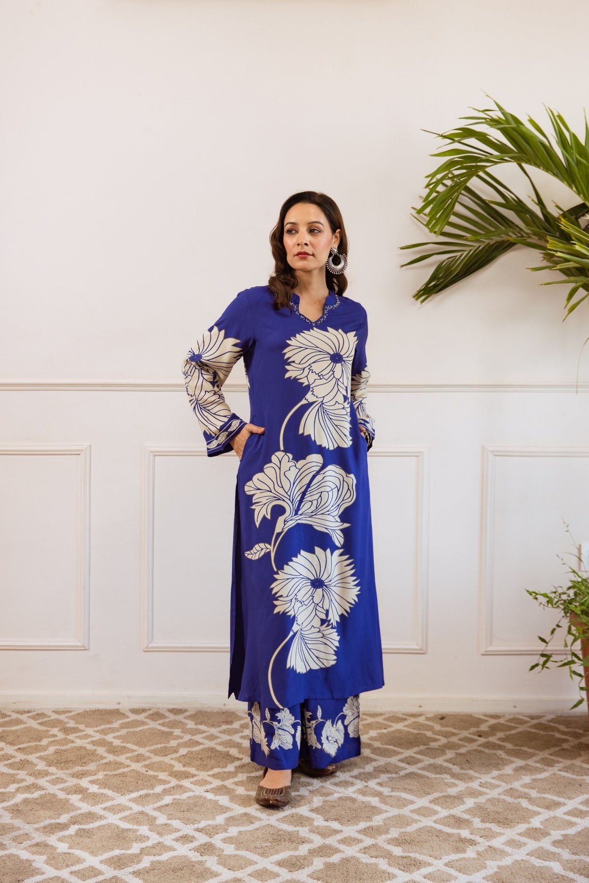 Bakul Spruce Digital Printed Kurta Pant Set