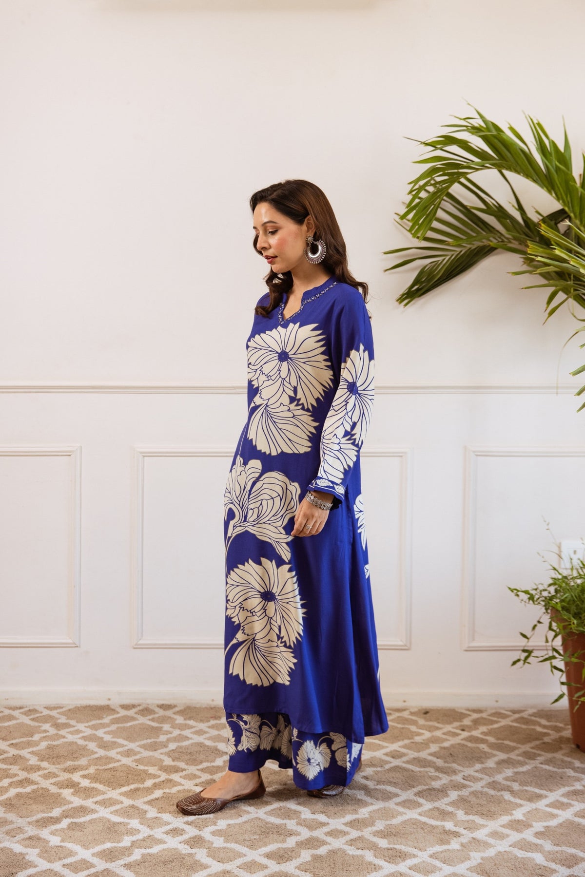 Bakul Spruce Digital Printed Kurta Pant Set