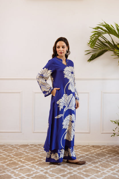 Bakul Spruce Digital Printed Kurta Pant Set
