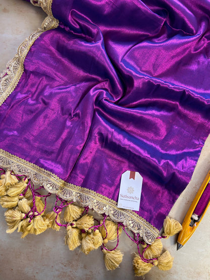 Dhiyona SS The Luxe Gleam Tissue Cotton Saree