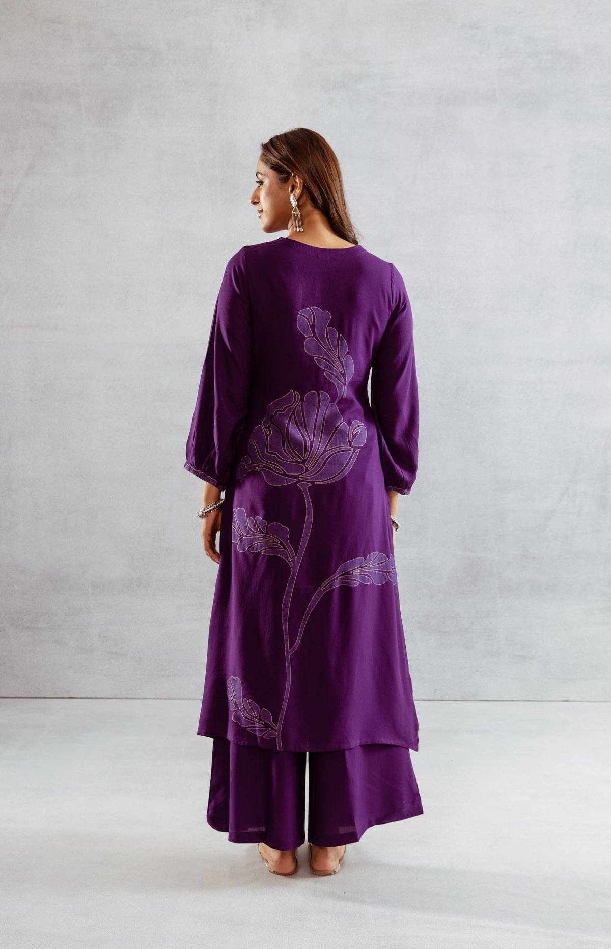 Bakul iris printed kurta pant set