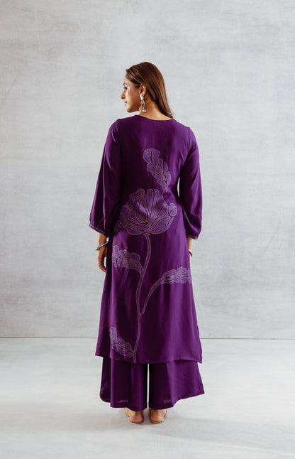 Bakul iris printed kurta pant set