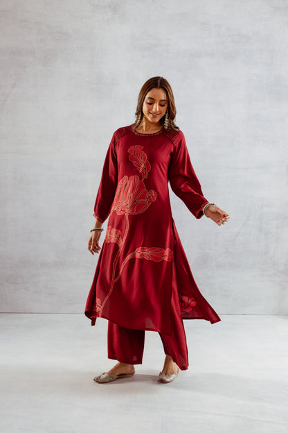 Bakul Ruby Printed Kurta Pant Set
