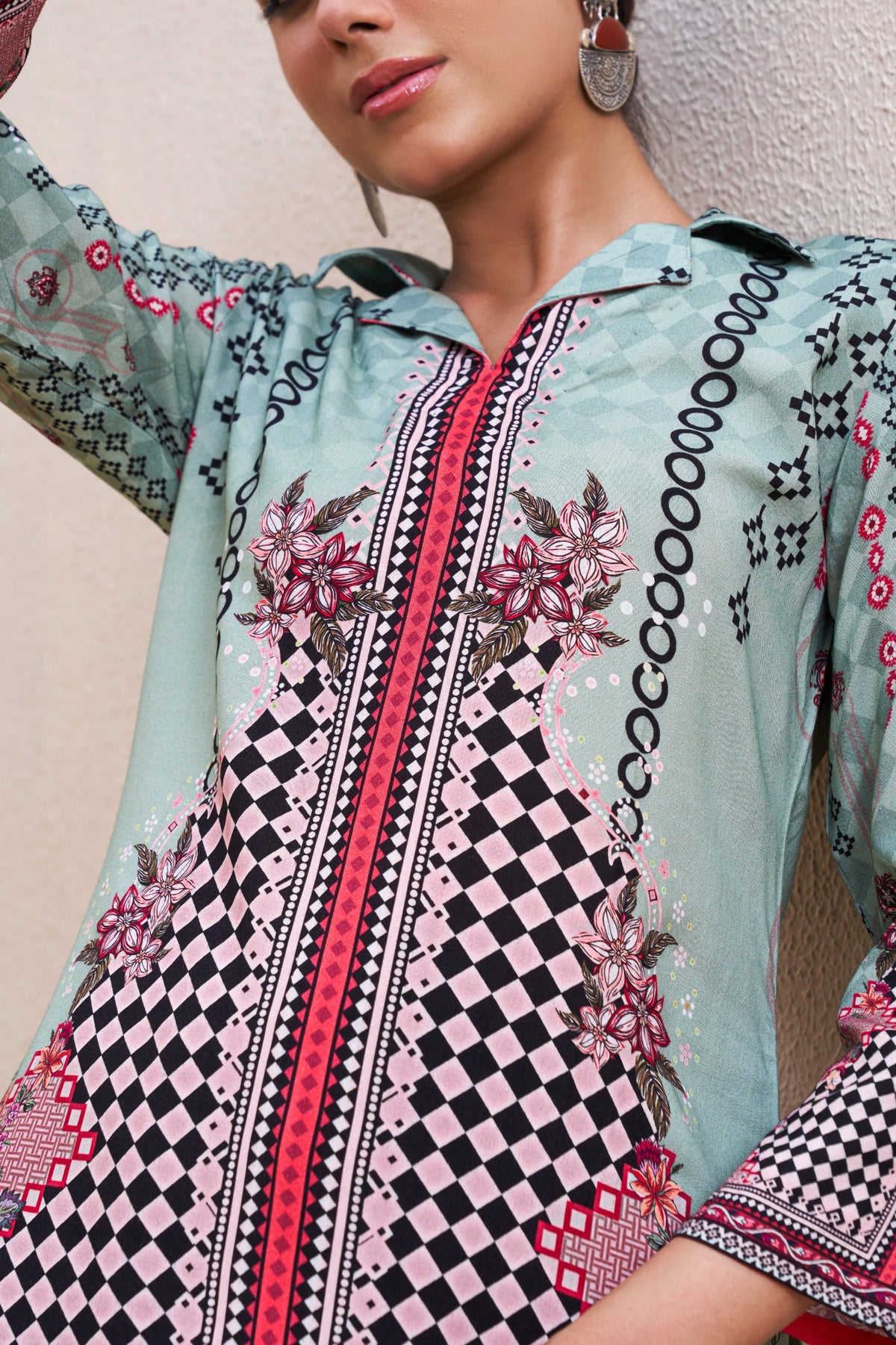 Kabool Shamrock Printed Co-ord Set