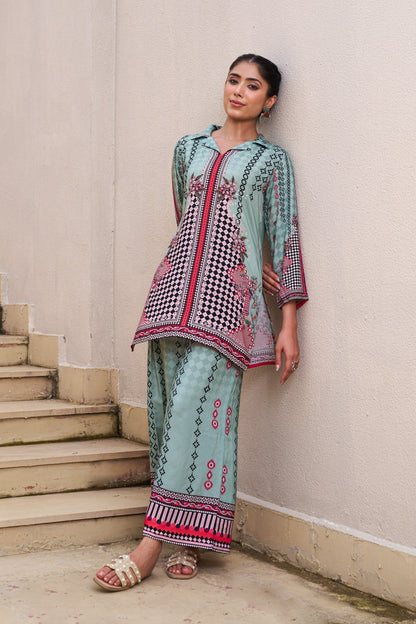 Kabool Shamrock Printed Co-ord Set