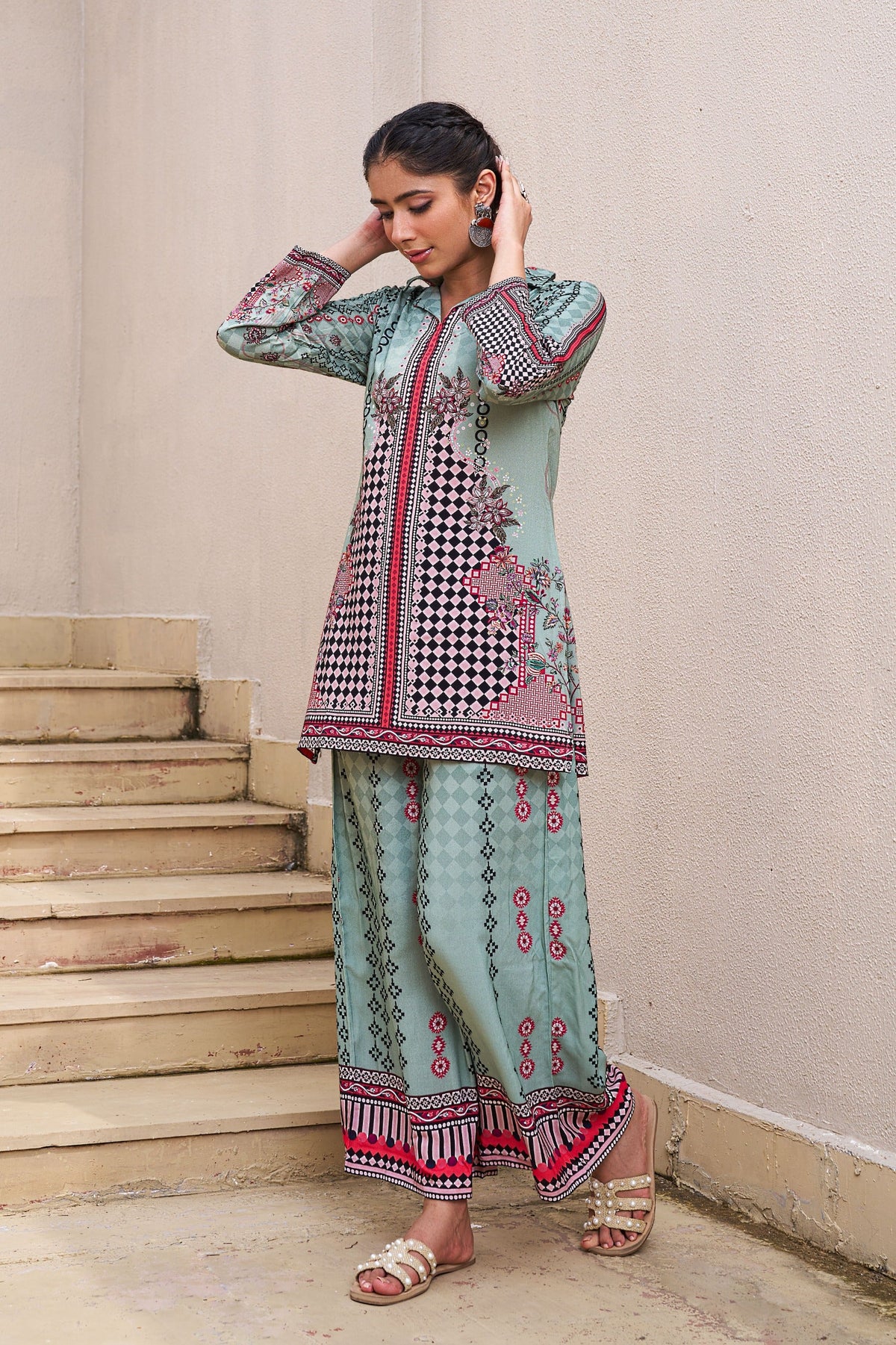 Kabool Shamrock Printed Co-ord Set