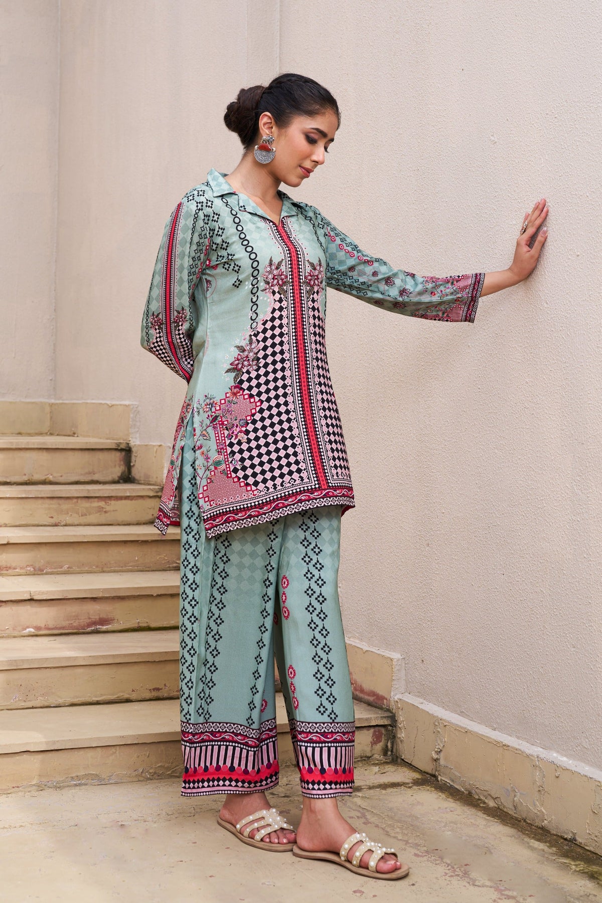 Kabool Shamrock Printed Co-ord Set
