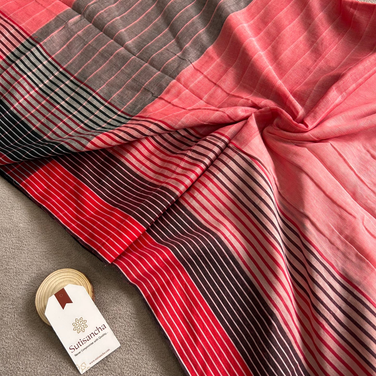 Dhiyona SS Sootrali – Striped Cotton Elegance