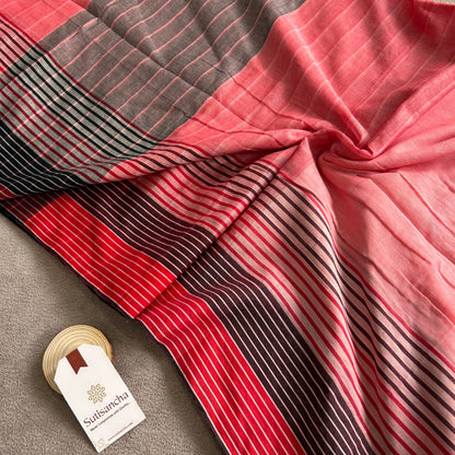 Dhiyona SS Sootrali – Striped Cotton Elegance