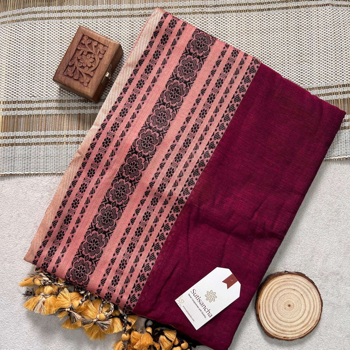 Dhiyona SS Classic Charm Handwoven Cotton Saree