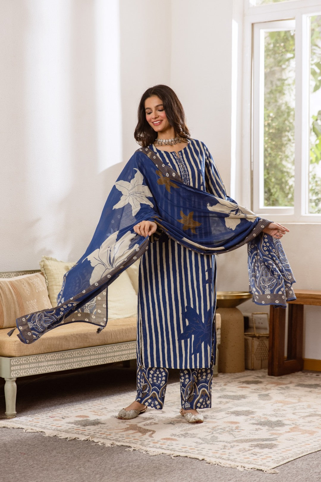 Karen Gilia Cotton Suit Set