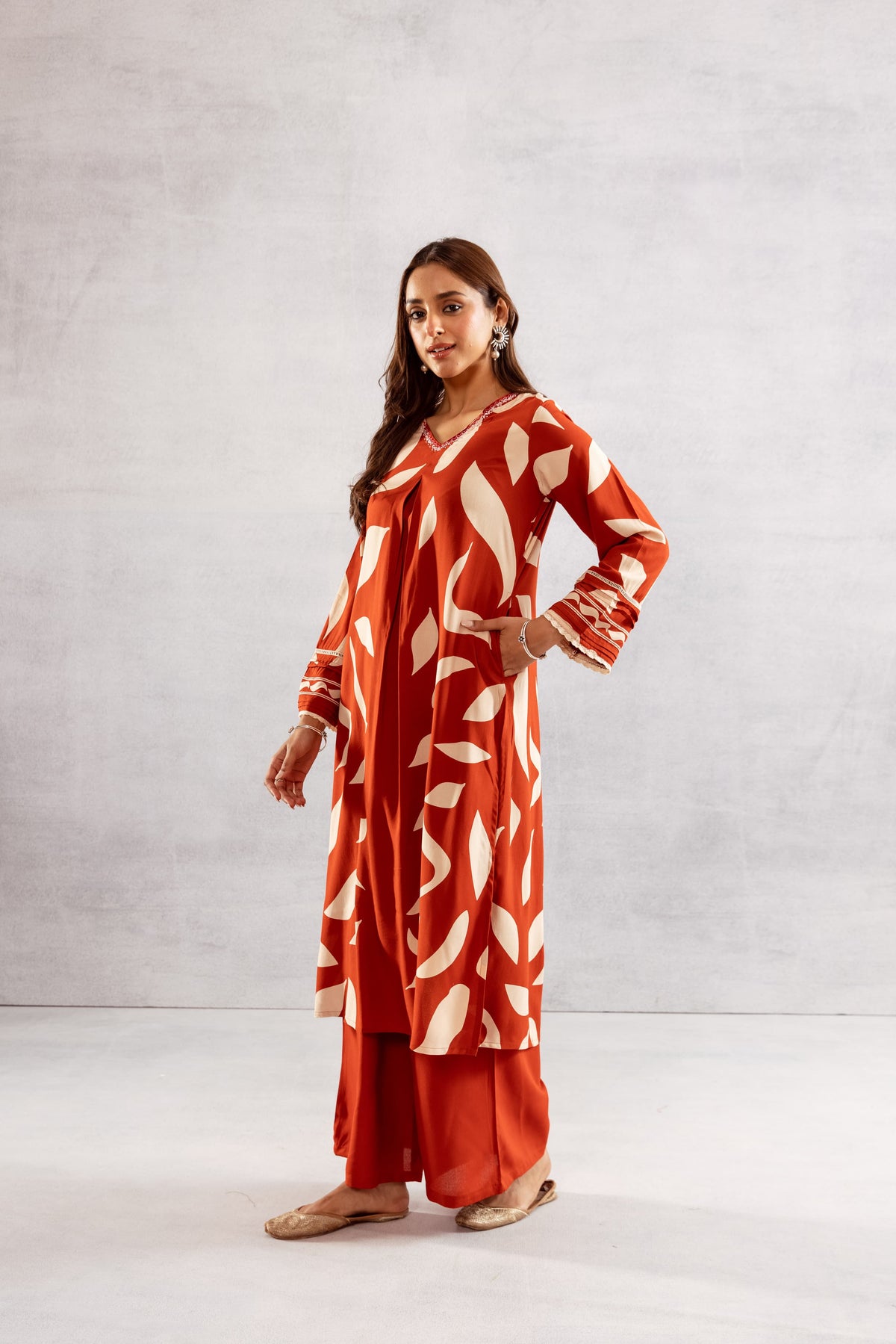 Bakul Lava Digita Print Kurta Pant set