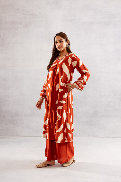 Bakul Lava Digita Print Kurta Pant set