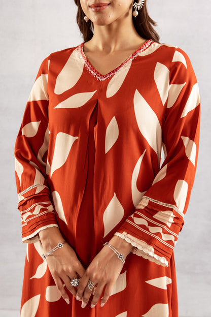 Bakul Lava Digita Print Kurta Pant set