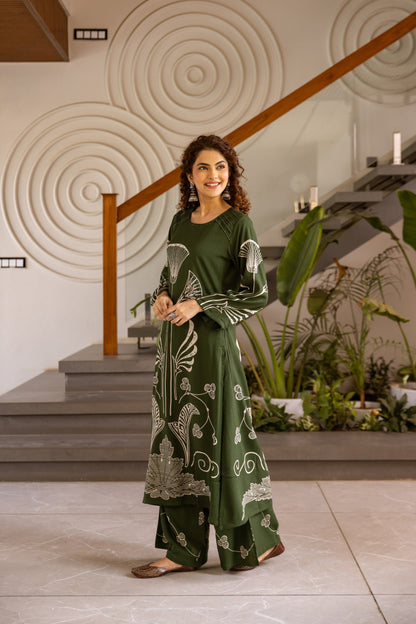 Sonpal Jungle printed kurta pant set