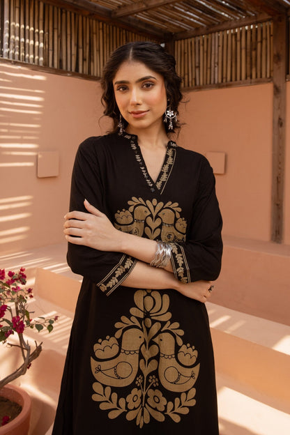 Bakul Pitch Printed Kurta Pant set