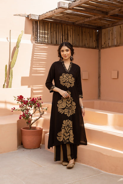 Bakul Pitch Printed Kurta Pant set