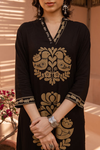Bakul Pitch Printed Kurta Pant set