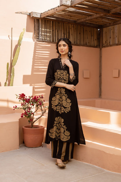 Bakul Pitch Printed Kurta Pant set