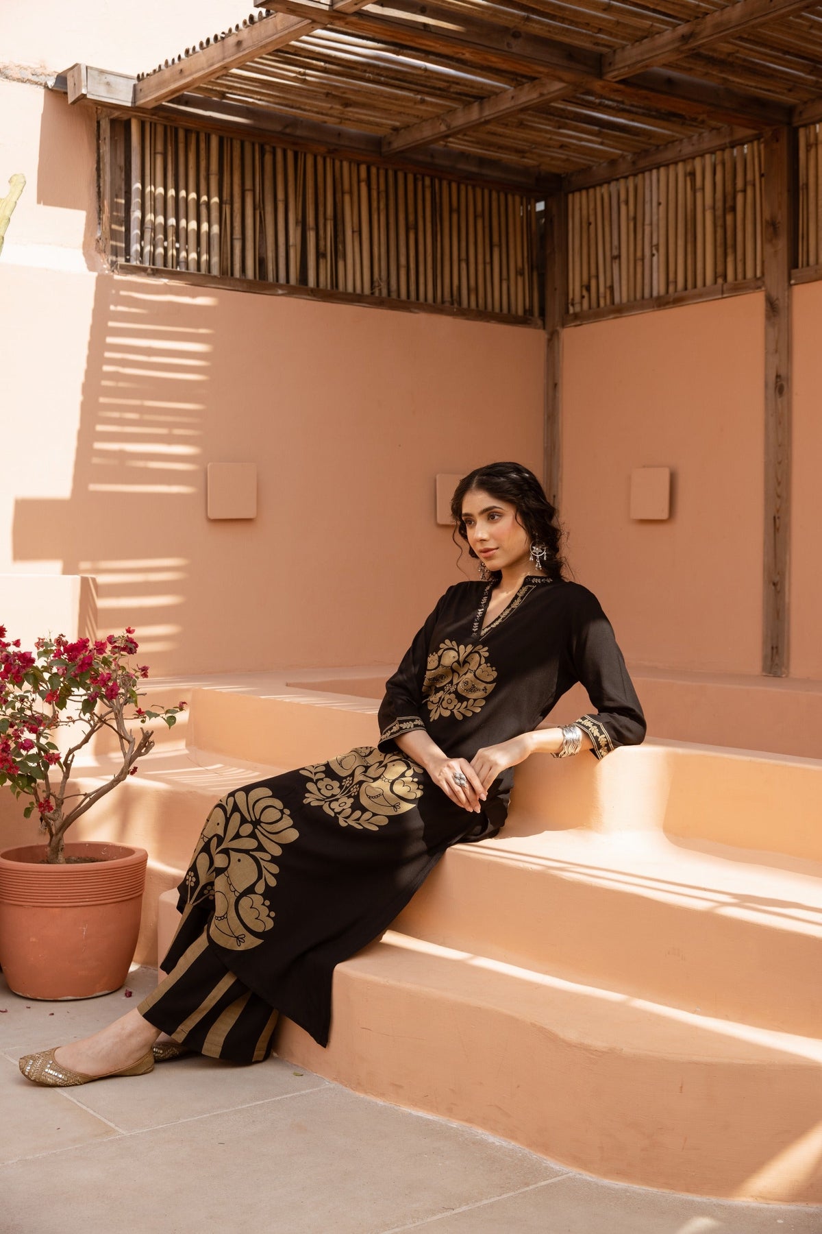 Bakul Pitch Printed Kurta Pant set