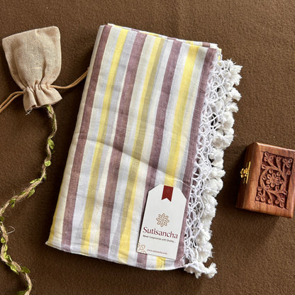 Dhiyona SS Sutisancha Handloom Mul Cotton Saree