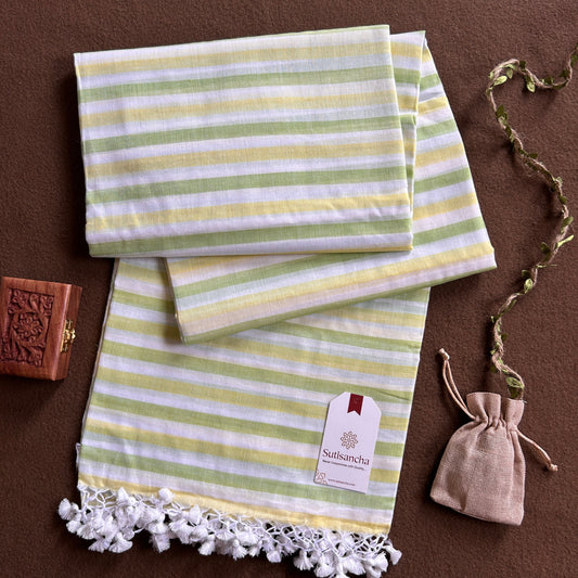 Dhiyona SS Sutisancha Handloom Mul Cotton Saree