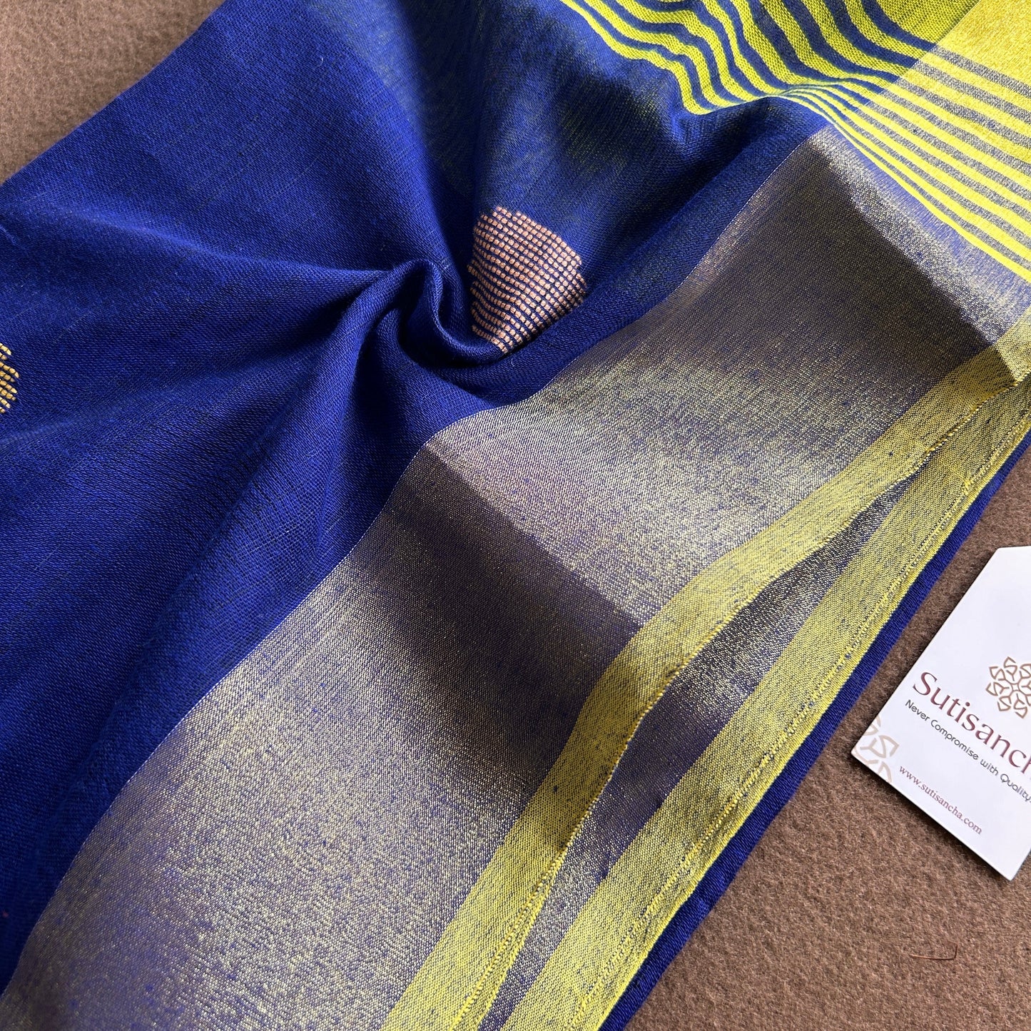 Dhiyona SS Sutisancha Woven Heritage Handloom Cotton Saree