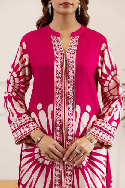 Sonpal flamingo printed co-ord set