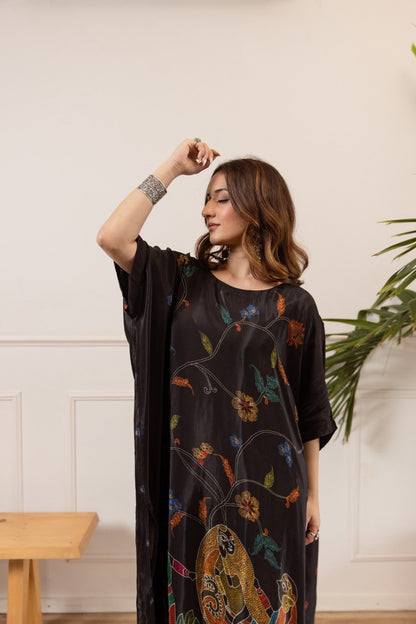 Sonpal Ebony Printed Kaftan pant set