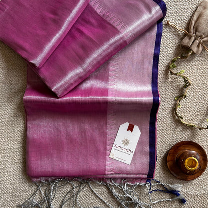 Dhiyona SS Sutisancha Babypink Handloom Tissue Saree