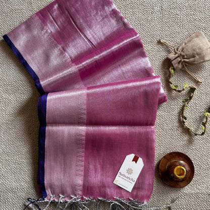 Dhiyona SS Sutisancha Babypink Handloom Tissue Saree