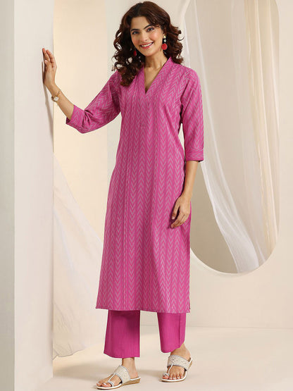 Embroidered Regular Kurta With Trousers & Dupatta
