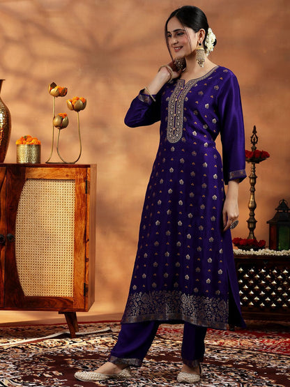 Dhiyona LL Women Floral Regular Kurta with Palazzos & With Dupatta