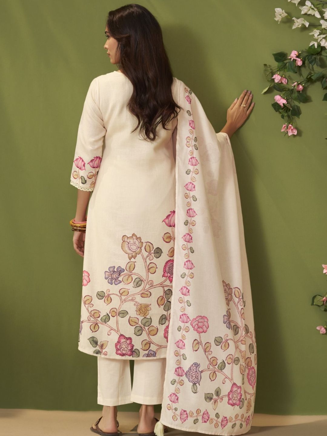 Itrh Parch Cotton Linen Suit Set