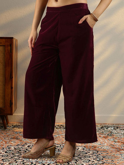Dhiyona LL Women Ethnic Motifs Embroidered Kurta with Palazzos & Dupatta