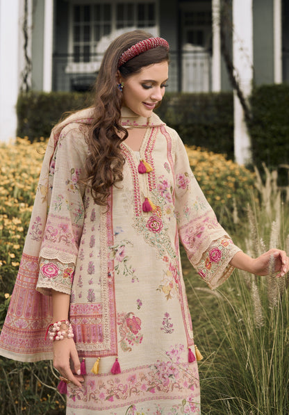 Darzan Toffee Premium Lawn Suit Set
