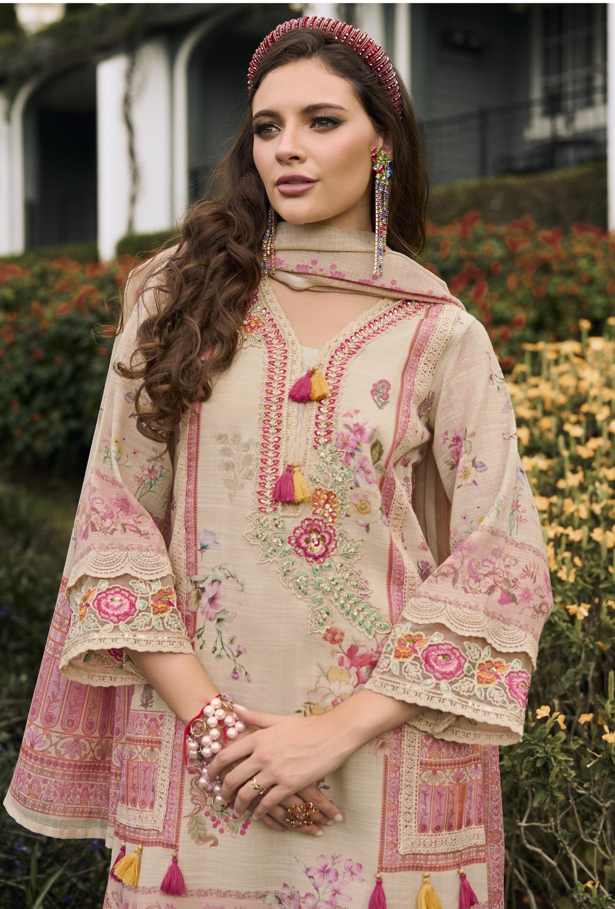 Darzan Toffee Premium Lawn Suit Set