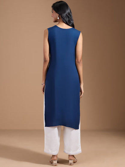 Dhiyona OD  Women Thread Work Kurta