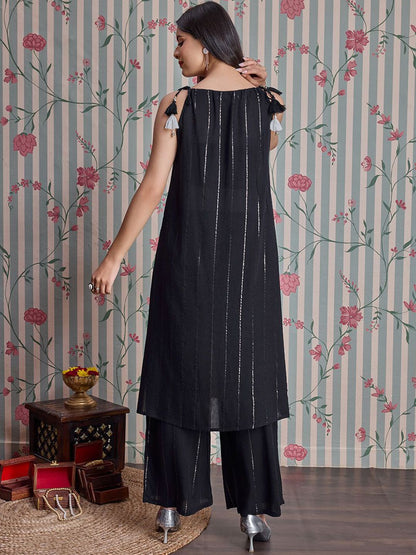 Dhiyona OD  Straight Kurta with Palazzos