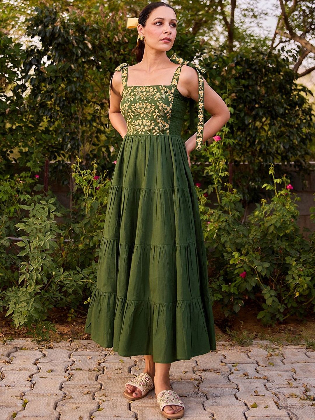 Dhiyona AY Women's Cotton Ethnic Dresses