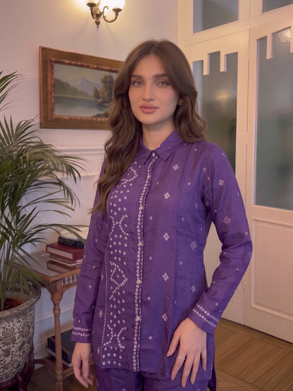 Jharna Thistle Printed Co-Ord Set