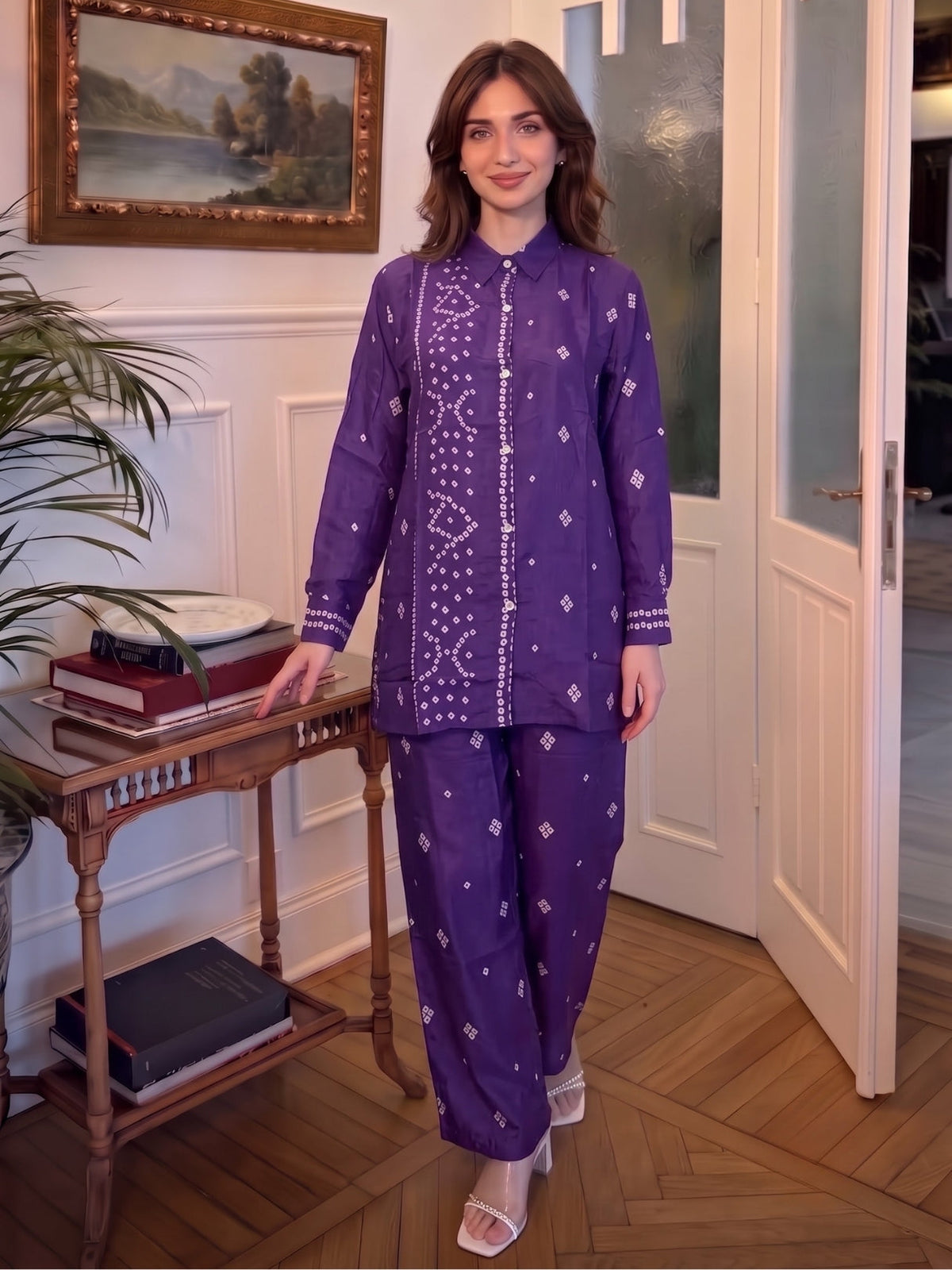 Jharna Thistle Printed Co-Ord Set