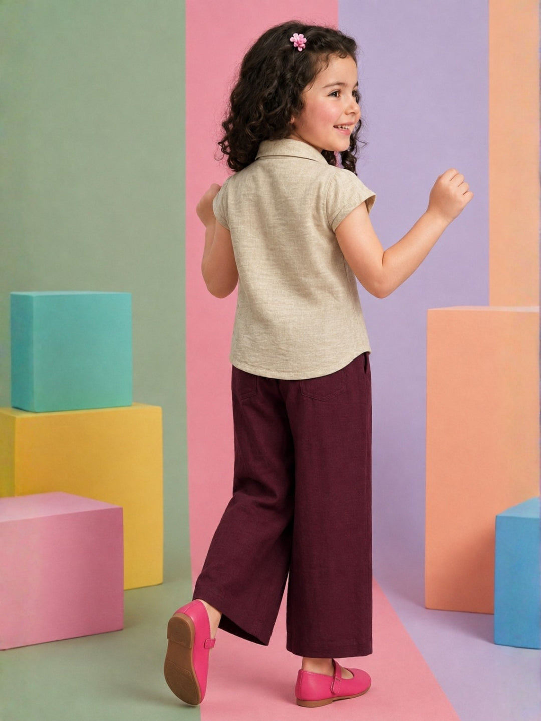 Joy Jam Embroidery Kids Co-Ord Set