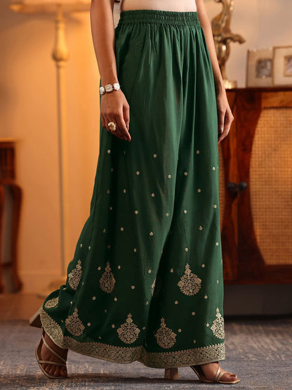 Dhiyona LL Women Ethnic Motifs Printed Kurta with Sharara & Dupatta